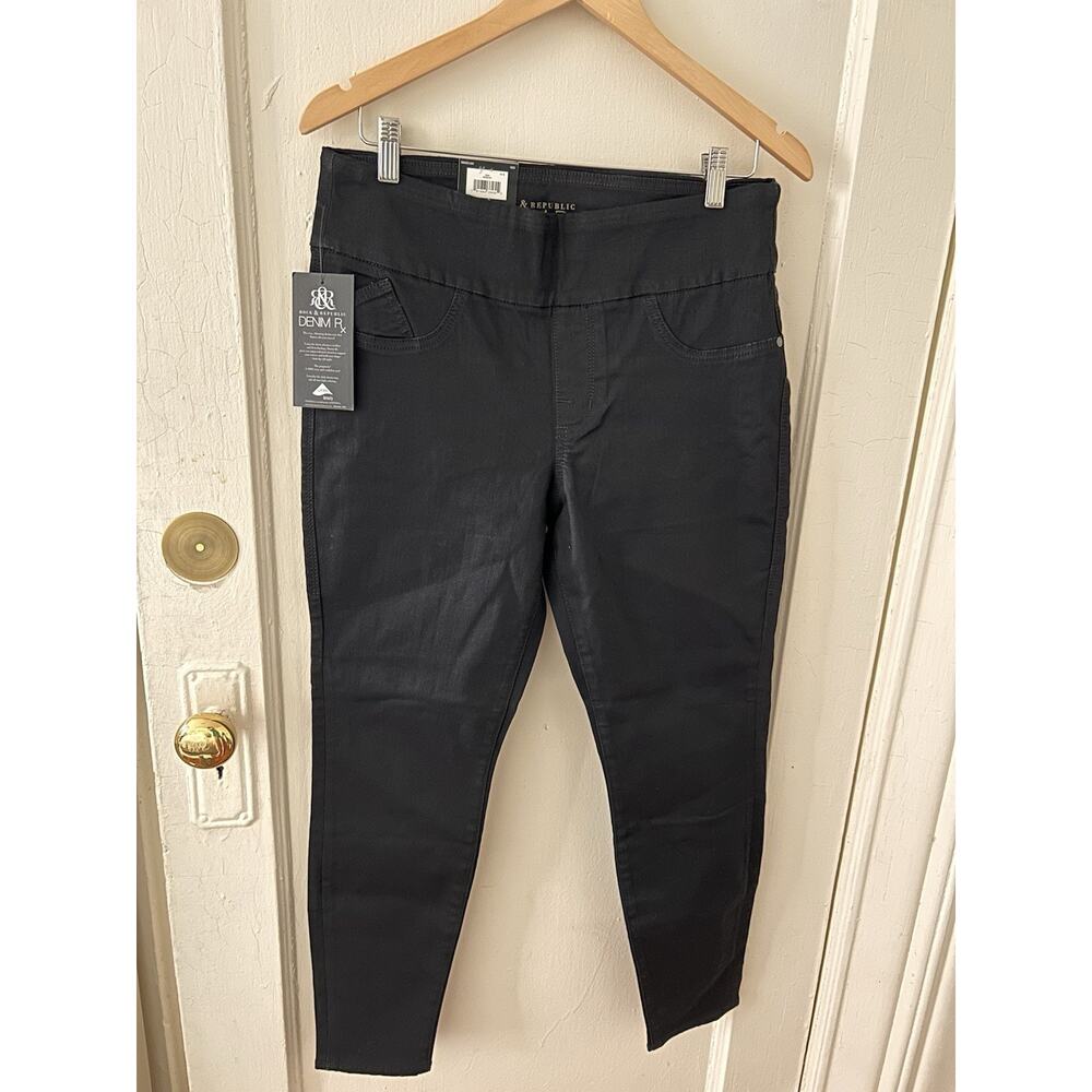 NWT Rock & Republic Skinny‎ Pull On Denim Pant | 14